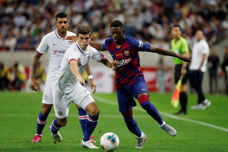 Chelsea kalahkan Barcelona 2-1 di Rakuten Cup