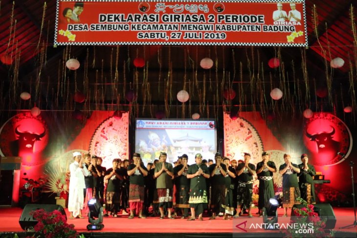 Masyarakat tiga desa adat di Badung deklarasi dukung