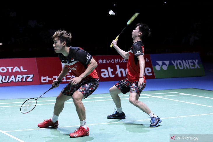 Marcus/Kevin langsung tumbang pada laga pertama