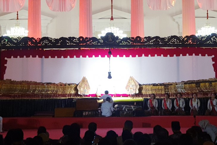 Pagelaran wayang di Istana Merdeka bentuk pelestarian budaya