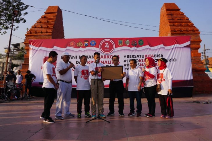 Pemkot-Polres Mojokerto komitmen wujudkan kota bebas narkoba