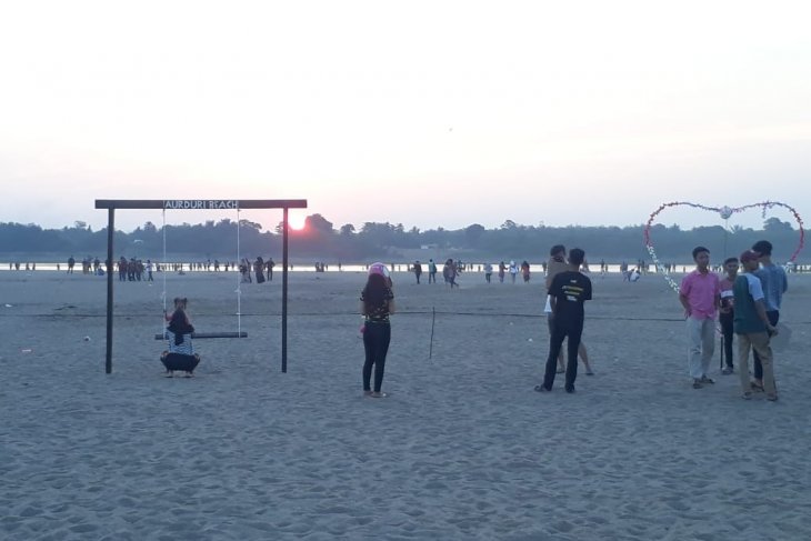 Sungai Batanghari menyusut, Pantai