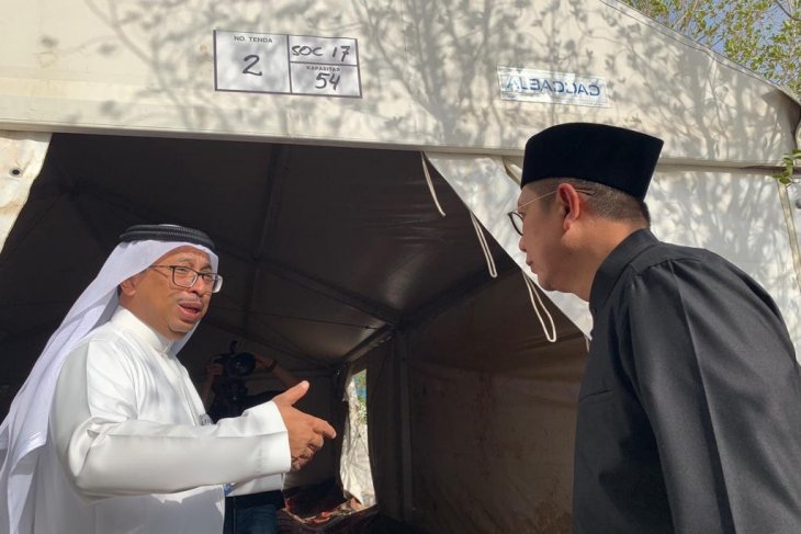 Penomoran tenda di Arafah-Mina untuk hindari perselisihan antar-jamaah