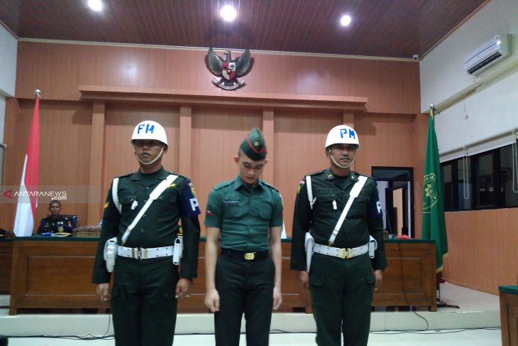 Oknum TNI terdakwa pembunuhan dan mutilasi menangis dituntut penjara seumur hidup