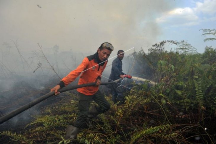 Upaya pemadaman karhutla Muarojambi gelar penyekatan kepala api