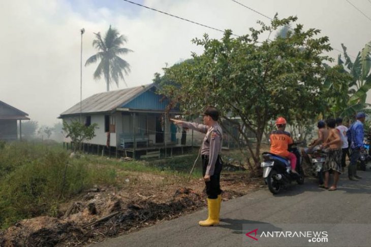 Butuh dua jam penanganan karhutla Armada PT SLS bantu pemadaman