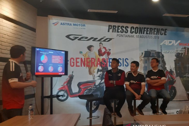 Honda kuasai pangsa pasar sepeda motor di Kalbar