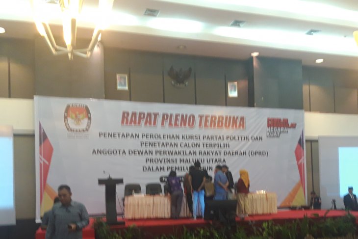 KPU Malut umumkan 45 caleg terpilih 2019