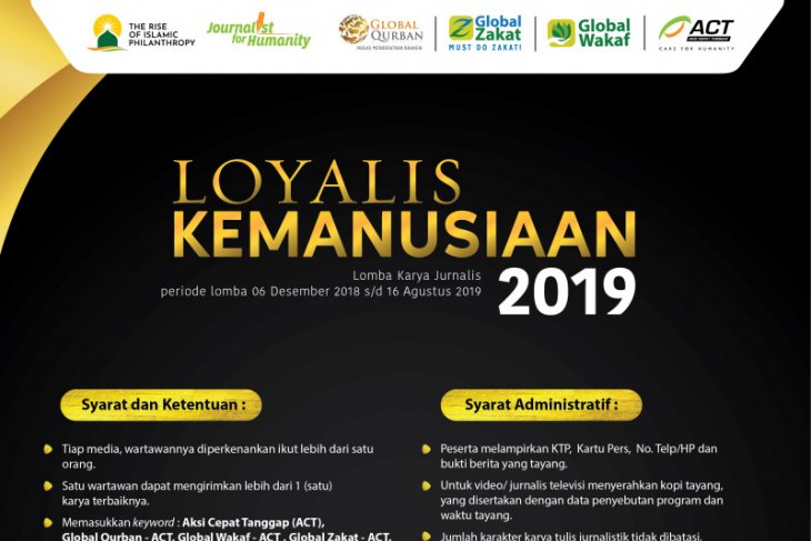 2 Hari Lagi, Lomba Loyalis Kemanusiaan ACT 2019 Berakhir