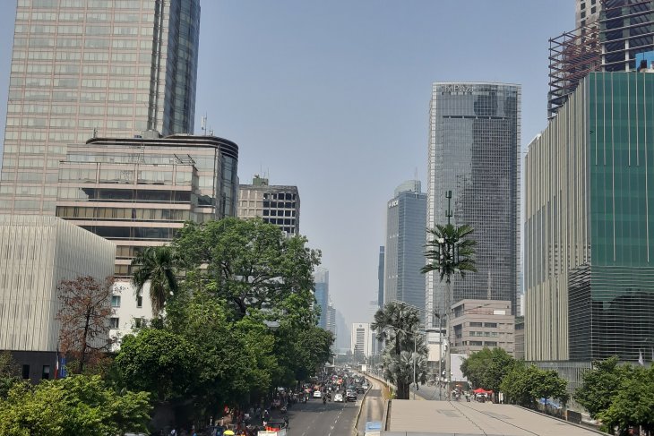 Kualitas udara Jakarta sudah tidak sehat pada Kamis