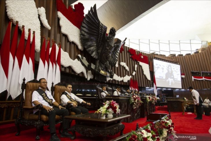 Presiden tinjau persiapan pelaksanaan sidang tahunan MPR RI