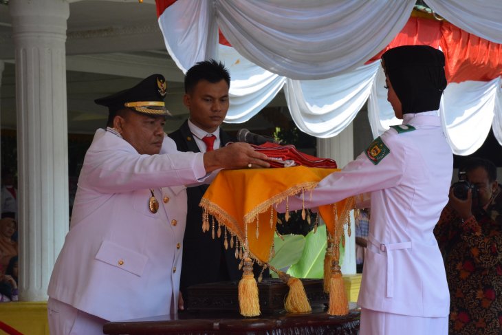 Bupati Langkat Irup HUT Kemerdekaan RI ke74