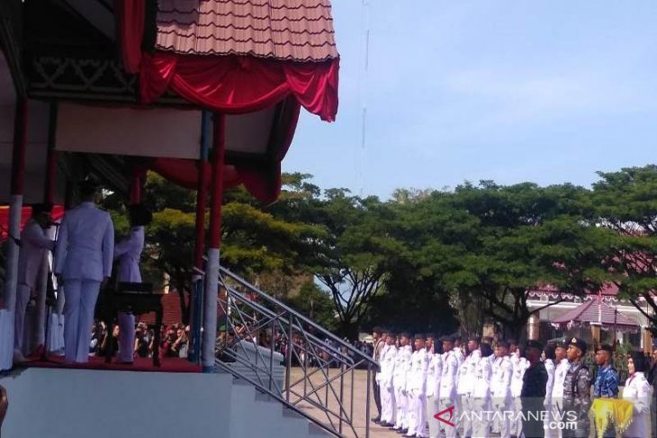 Upacara HUT Kemerdekaan RI di Lhokseumawe khitmad