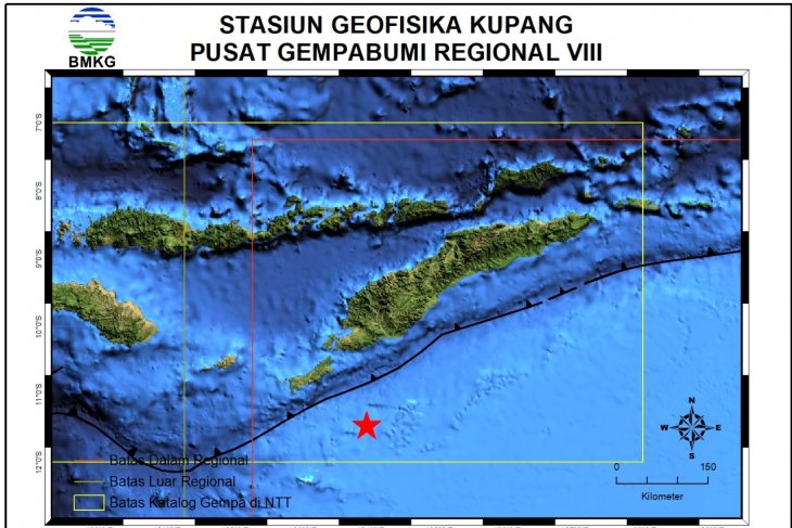 Gempa 5.1 SR guncang Rote Ndao, NTT