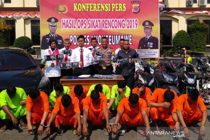 Polisi Lhokseumawe ringkus 16 pelaku curanmor