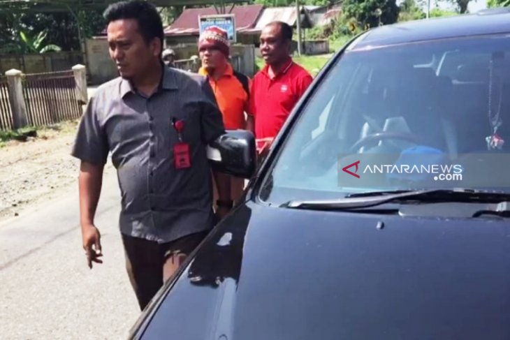 Mantan Ketua DPRK Nagan Raya Aceh di luar lapas ditangkap jaksa