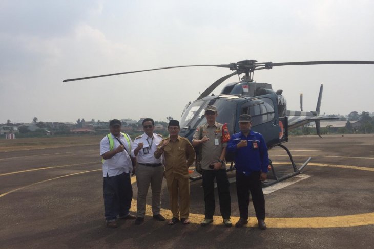 Gubernur Jambi pantau karhutla dari udara