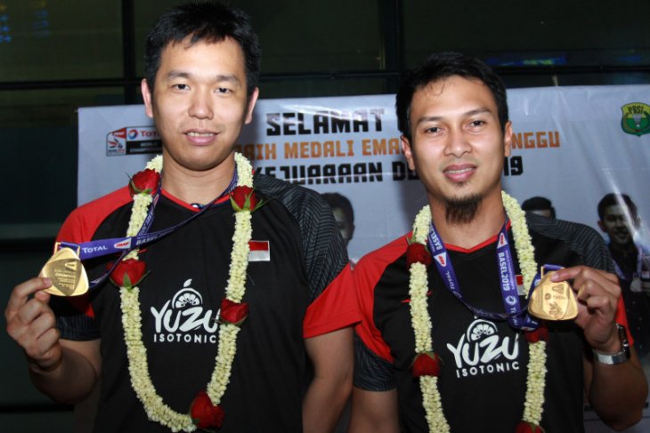 Hendra/Ahsan dan Kevin/Marcus bakal bagi ilmu di Tanah Bumbu