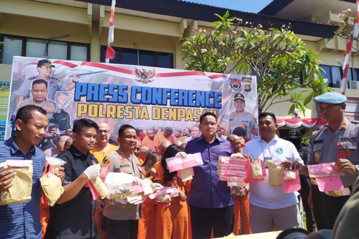 Polresta Denpasar tangkap sembilan bandar/kurir narkotika