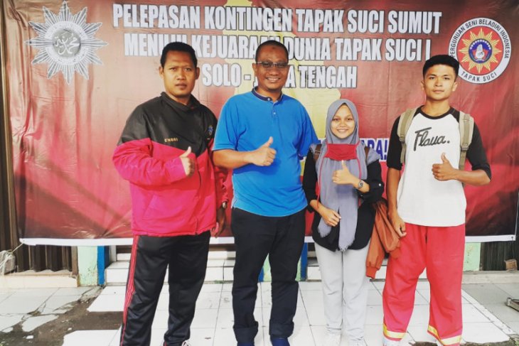 Atlet Tapak Suci Langkat ikuti Kejuaraan Dunia di Solo