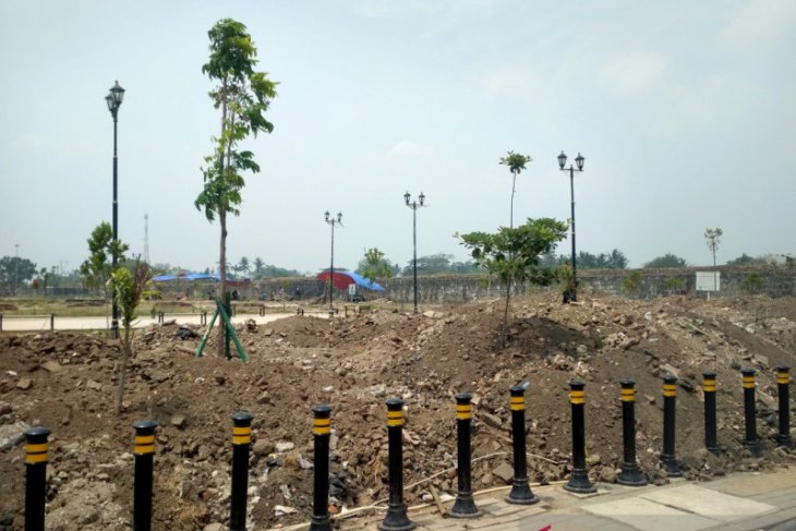 Pengupasan cagar budaya banten lama 90 persen selesai