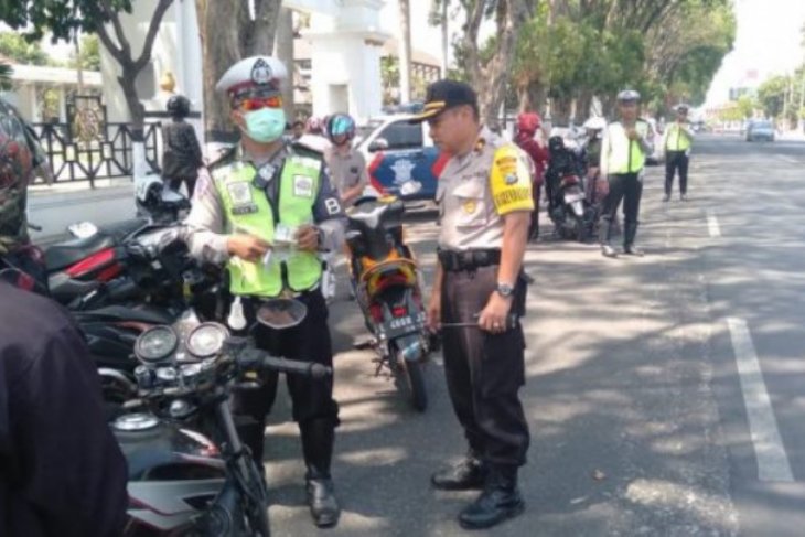 1.300 pelanggaran ditangani Polres Madiun Kota selama sepekan OPS