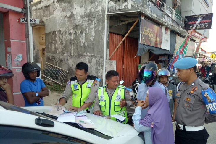 Satlantas Bangka Barat terbitkan 400 bukti pelanggaran lalu lintas