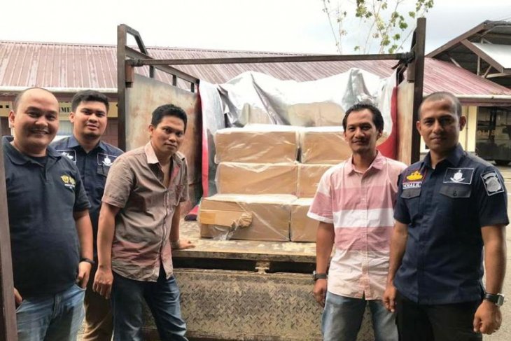 Bea Cukai dan Polres Aceh Selatan amankan rokok ilegal asal Jateng
