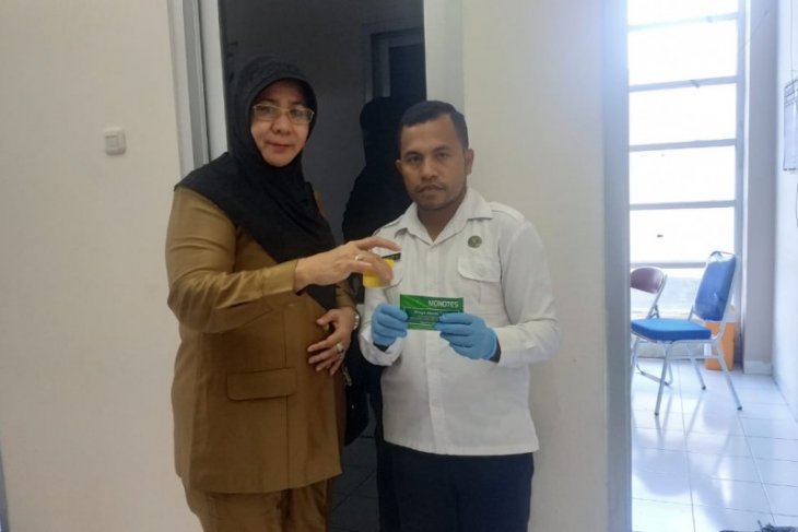 BNNP 30 Balonkada di Malut tes urine