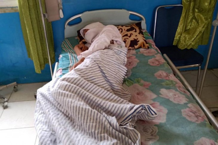 Siswi SMA 1 Sukadana dirawat di puskesmas karena kabut asap