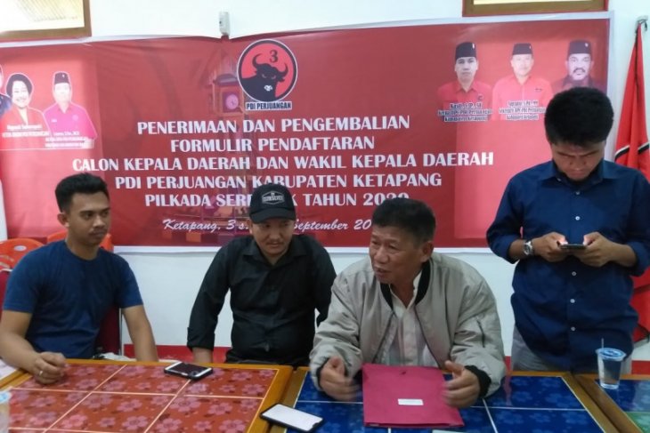 Yudo Sudarto ambil formulir pendaftaran Calon Bupati dan Wakil Bupati 2020