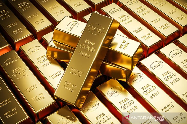 Emas naik dipicu oleh pelemahan dolar AS