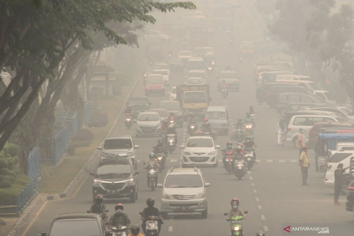 ISPU capai 123 berbahaya sekolah diliburkan hingga Minggu di Pekanbaru