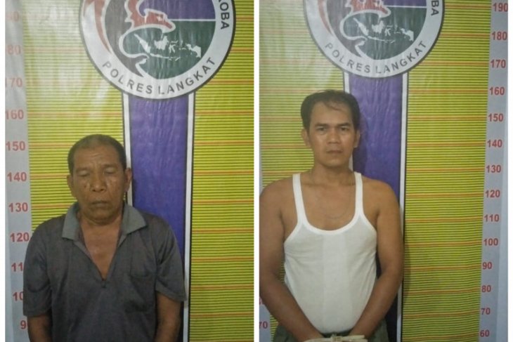 Satresnarkoba Polres Langkat tangkap dua pemilik ganja 500 gram