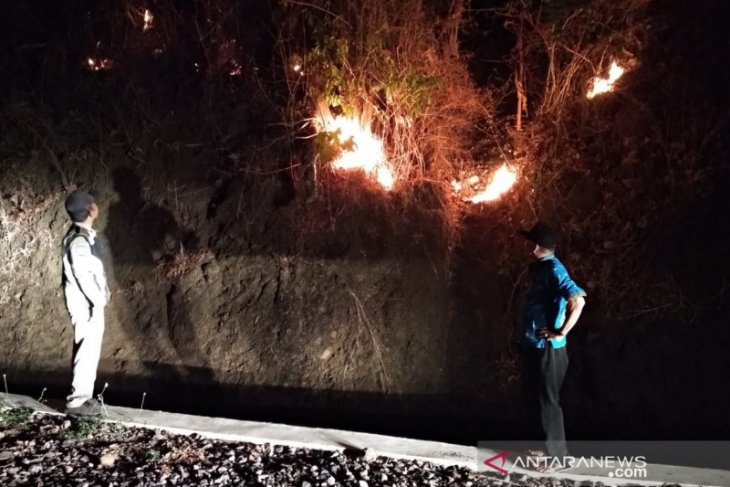 Kebakaran landa ratusan hektare lahan perkebunan di Kampung Legok Sukabumi