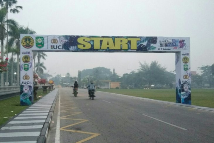 Karena asap, tiga tim batal ikut Tour de Siak
