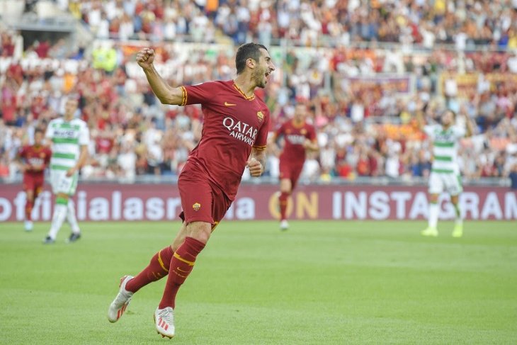 Hasil Liga Italia, Mkhitaryan cetak gol bantu Roma raih kemenangan perdana