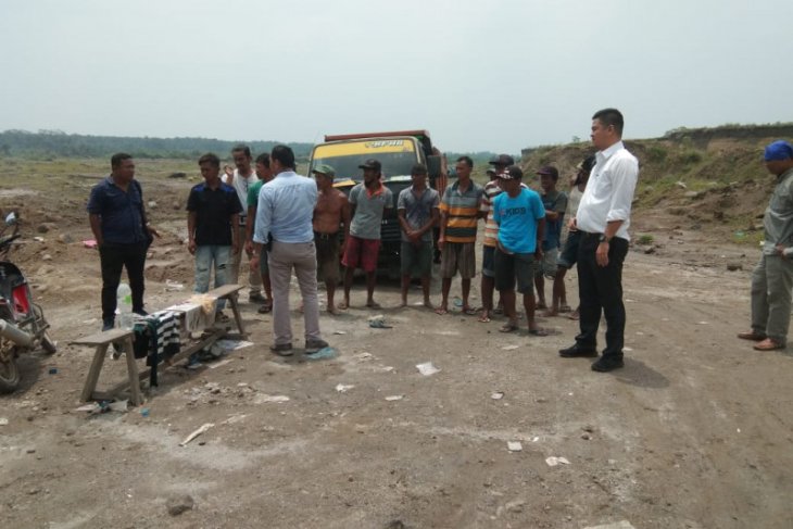 Polisi amankan tujuh pelaku penambangan ilegal galian C di Binjai