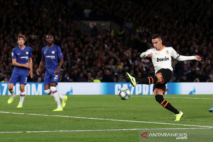 Valencia sukses permalukan Chelsea di Stamford Bridge