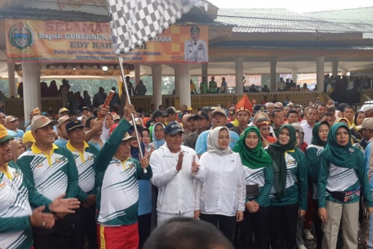 Gubernur ajak masyarakat terapkan gaya hidup sehat melalui olahraga