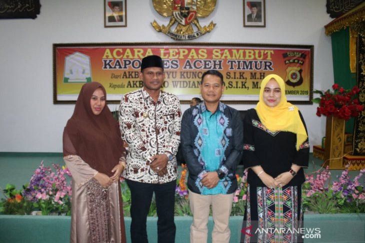 Lepas sambut Kapolres Aceh Timur berlangsung meriah