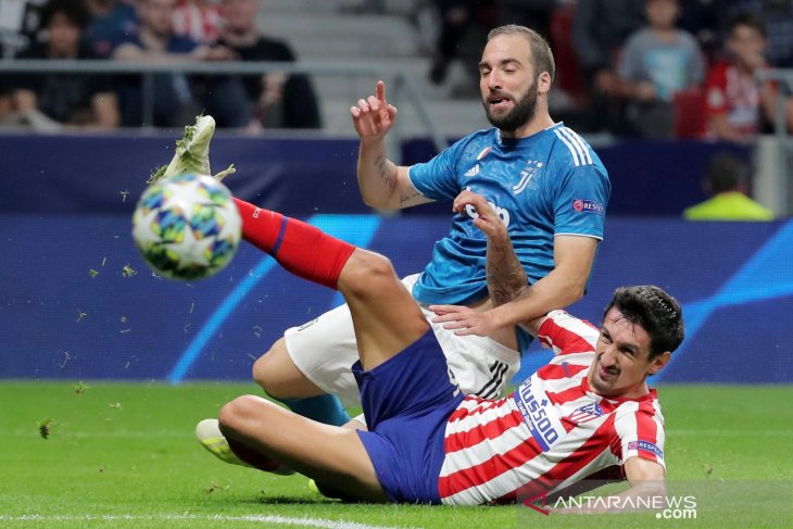 Sempat unggul 2-0, Juventus akhirnya harus puas bermain imbang dengan Atletico