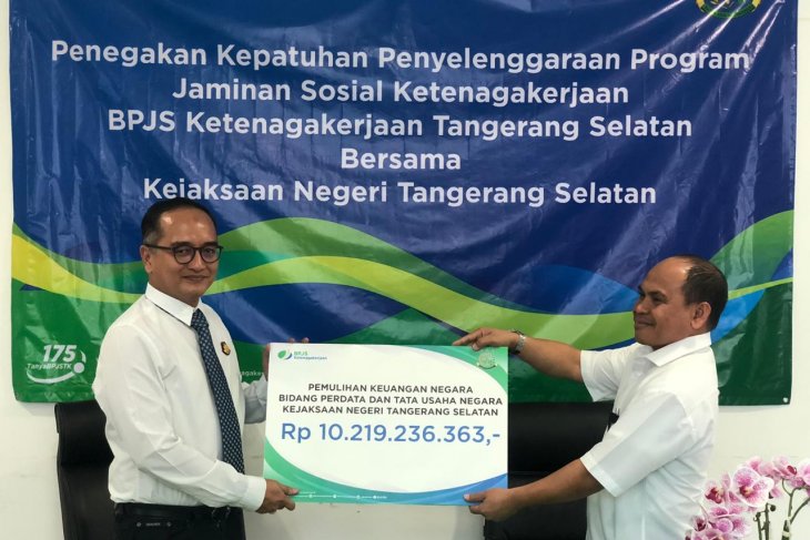 Kerjasama BPJS Ketenagakerjaan-Kejari Tangsel kerja sama tangani perusahaan tak patuh