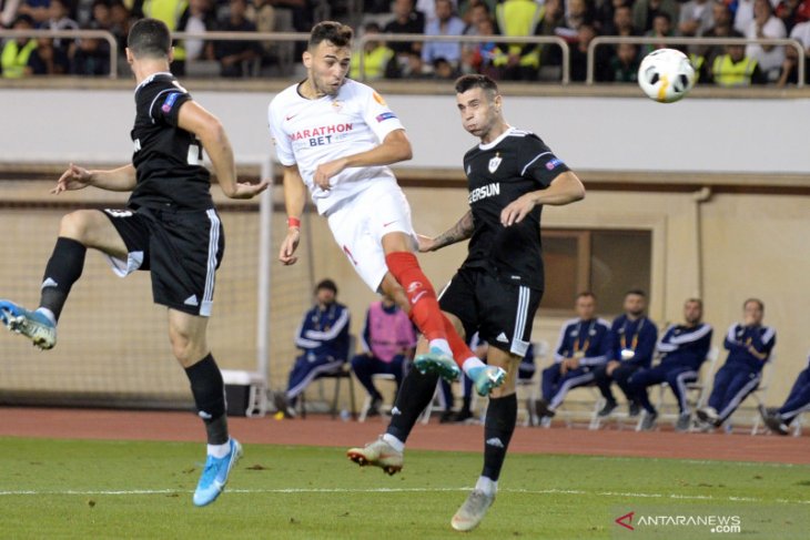 Sevilla amankan kemenangan di markas Qarabag