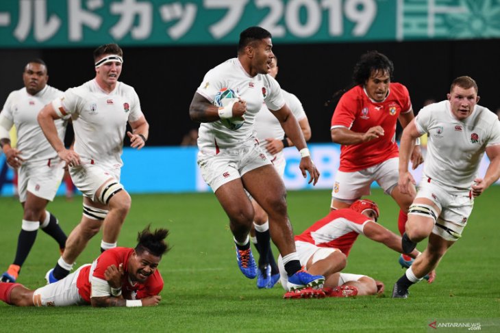 Inggris tampil dominan untuk atasi Tonga Piala Dunia Rugby