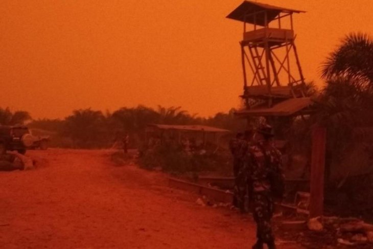 Personel Yonif 144/Jaya Yudha perkuat penanganan karhutla di Jambi