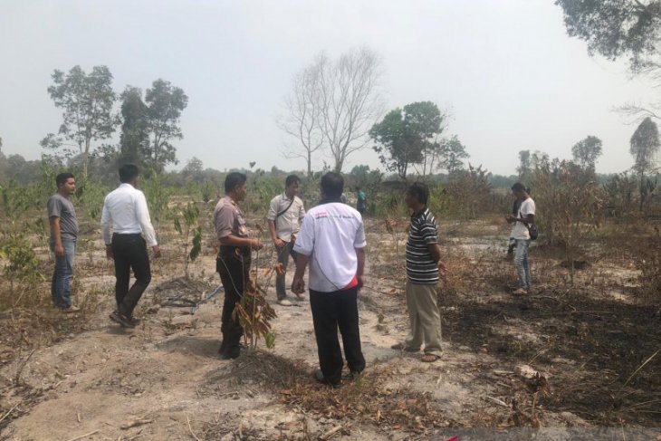 Polsek Tanjung Pandan selidiki kasus kebakaran lahan
