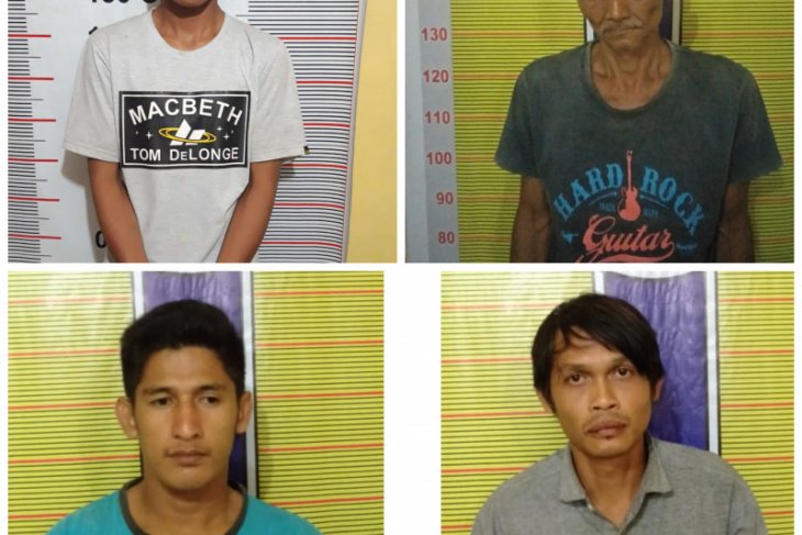 Empat tersangka pemilik sabu-sabu ditangkap polisi Langkat