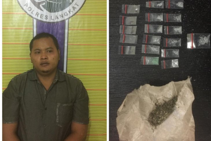 Satresnarkoba Polres Langkat tangkap pemilik sabu-sabu, ekstasi dan ganja