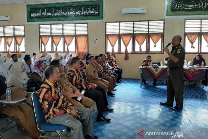 Jaksa edukasi siswa di Nagan Raya cegah korupsi dan pelanggaran hukum